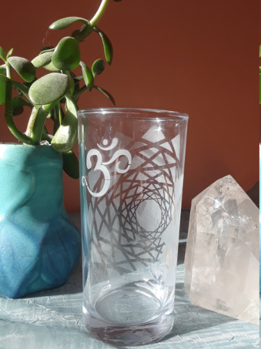 Om Mandala Drinking Glass (Set of 4)